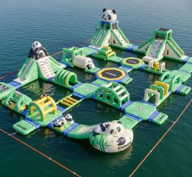 S535 Panda Theme Inflatable Water Park