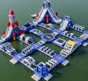 S547 Rocket Theme Inflatable Water Park