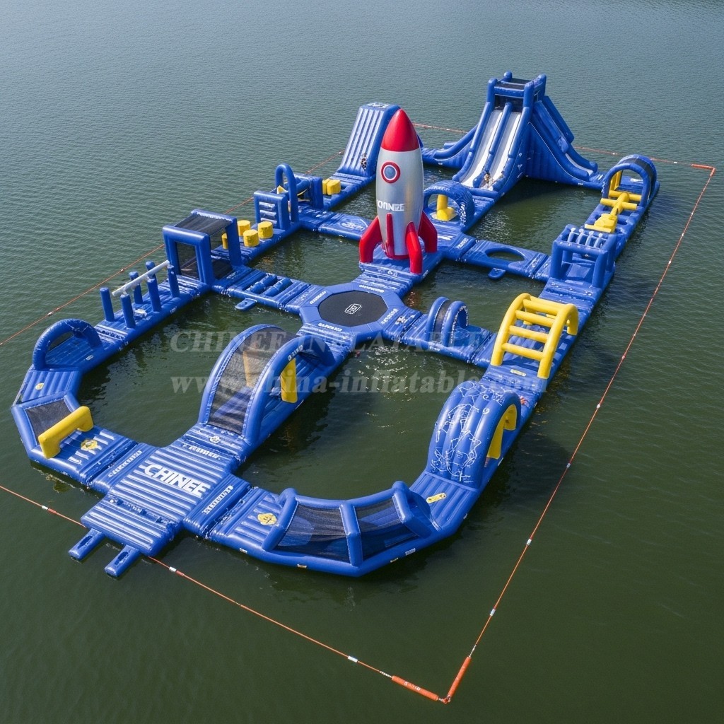 S550 Rocket Theme Inflatable Water Park