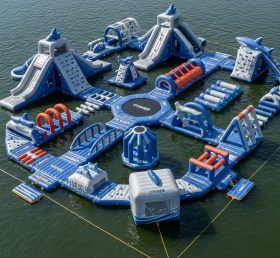 S552 Shark Theme Inflatable Water Park