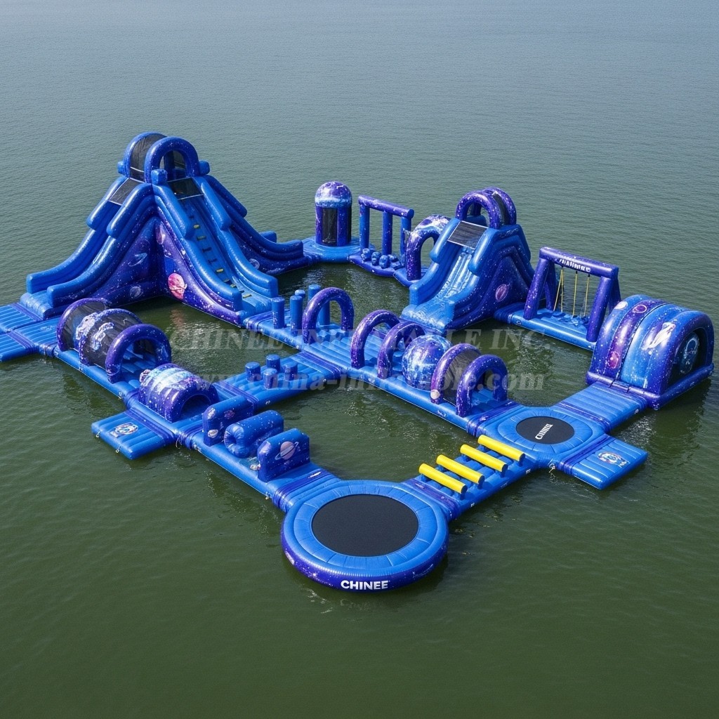 S563 Space Theme Inflatable Water Park