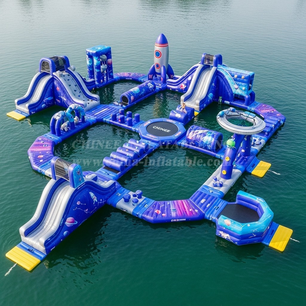 S565 Space Theme Inflatable Water Park