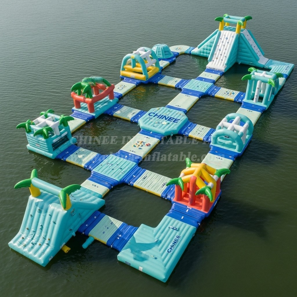 S570 Tropical Theme Inflatable Water Park