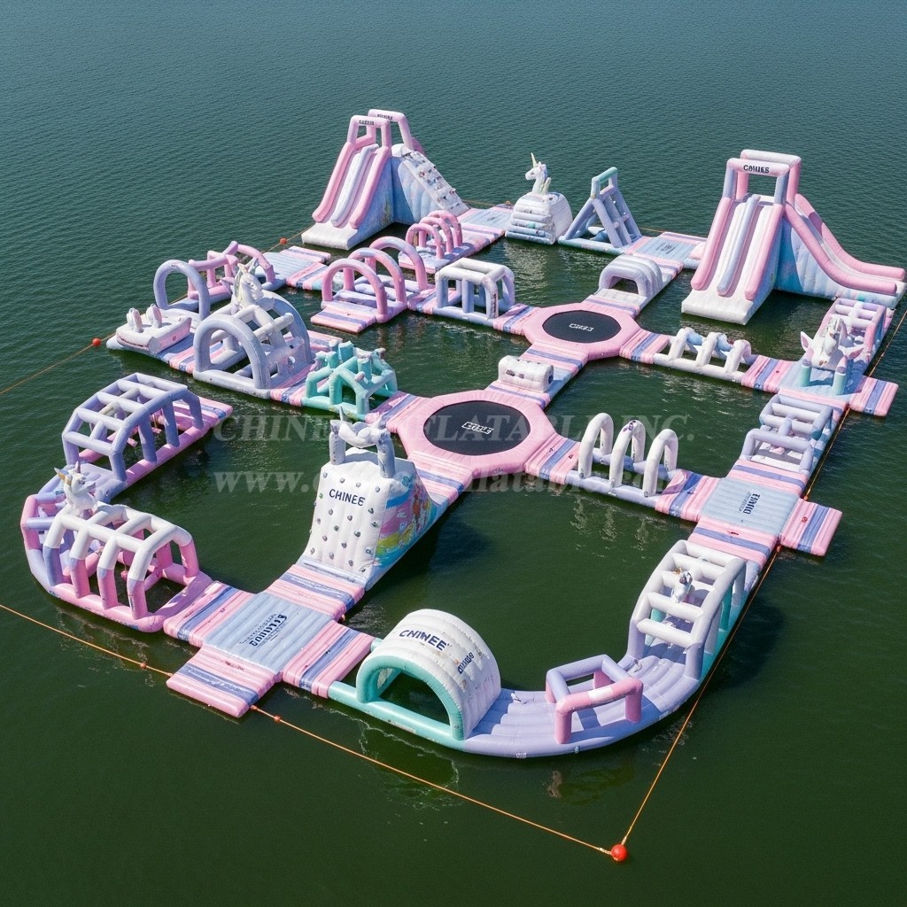 S574 Unicorn Theme Inflatable Water Park