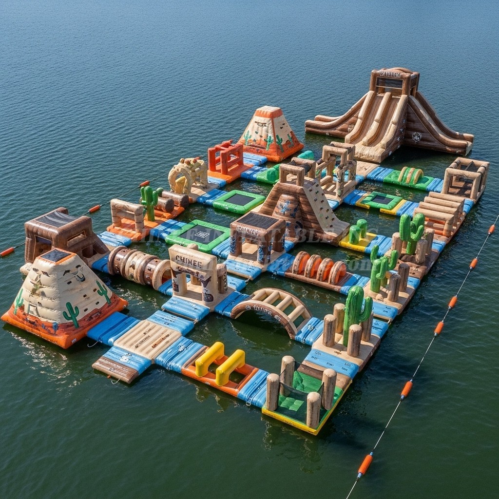 S588 Wild West Theme Inflatable Water Park
