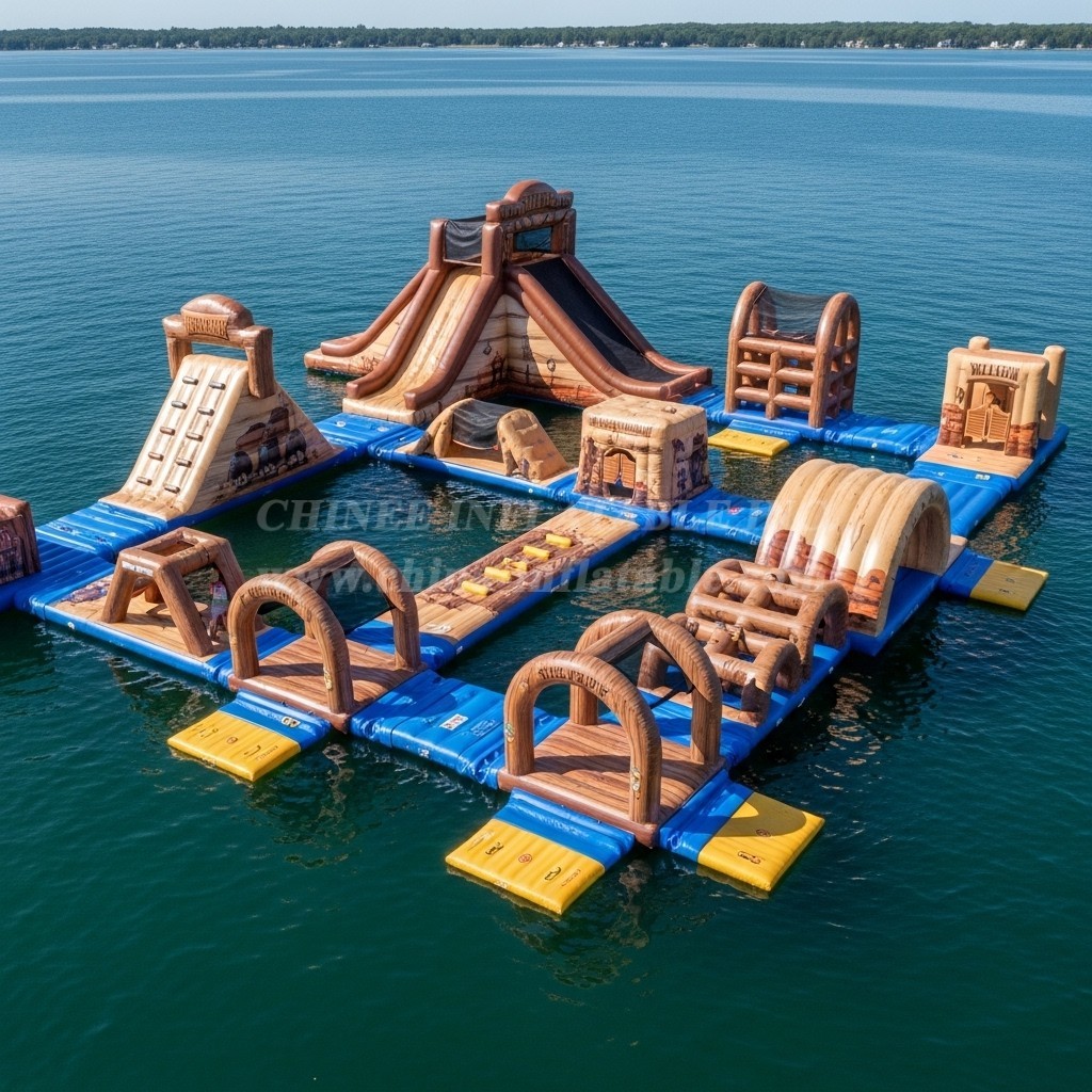 S593 Wild West Theme Inflatable Water Park