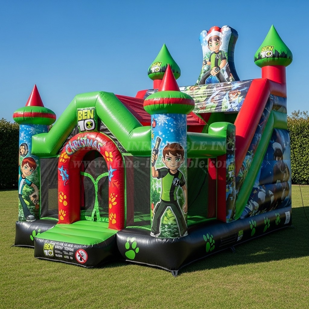 T2-8581 Ben 10 Theme Inflatable Combo