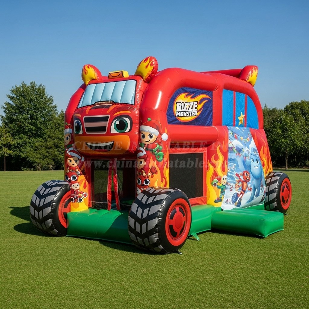 T2-8583 Blaze Monster Inflatable Bouncer