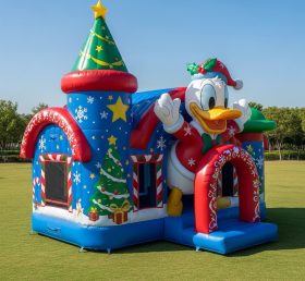 T2-8586 Donald Duck Christmas Inflatable Bouncer