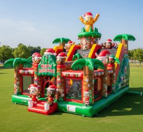 T2-8589 Christmas Theme Inflatable Combo