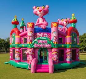 T2-8607 Pink Panther Inflatable Castle