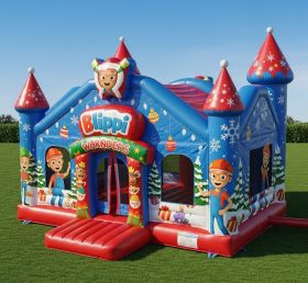 T2-8609 Blippi Christmas Inflatable Castles