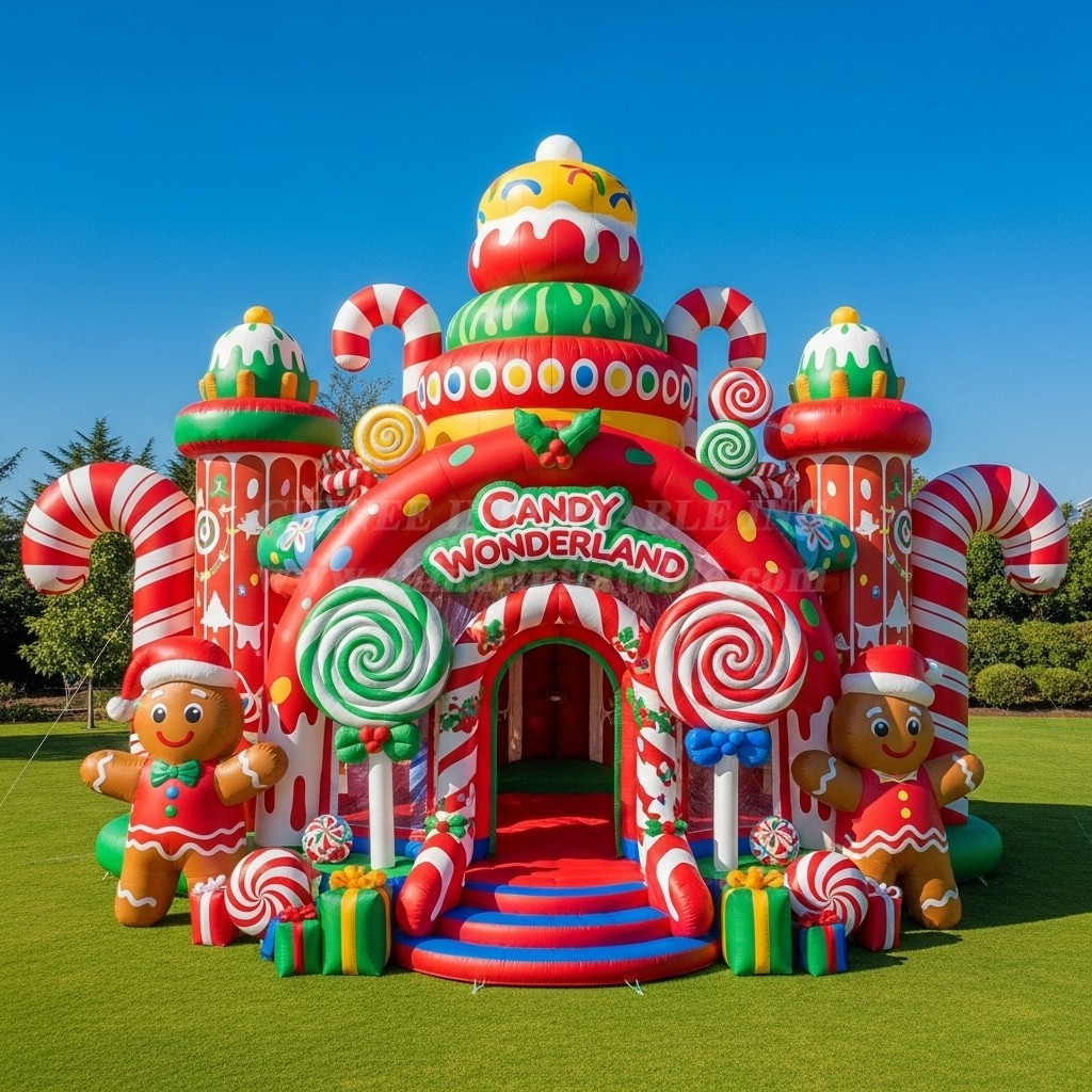 T2-8613 Candy Wonderland Inflatable Bouncer