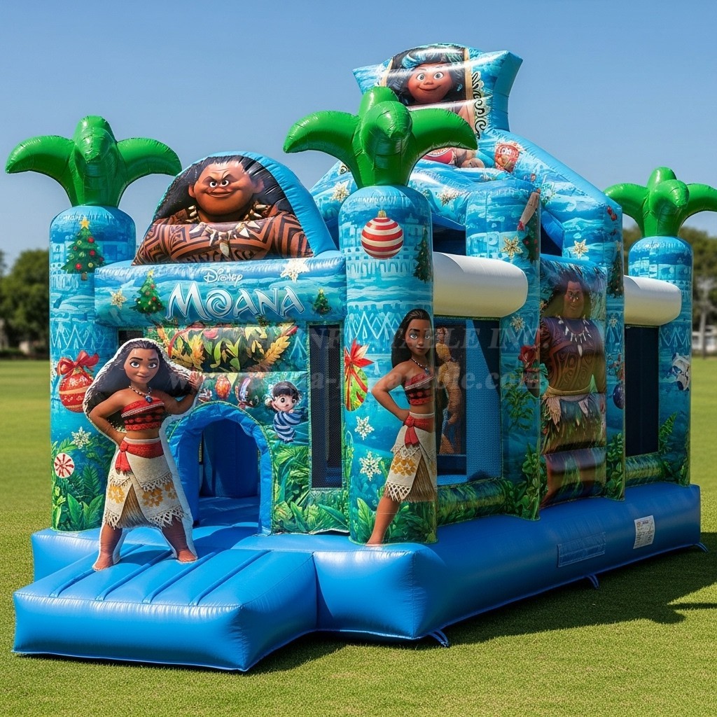 T2-8628 Moana Theme Inflatable Bouncer