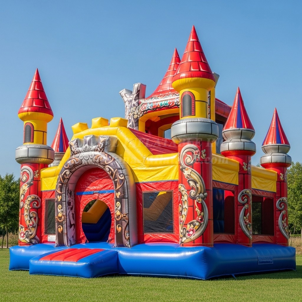T2-8657 Knight Theme Inflatable Castles