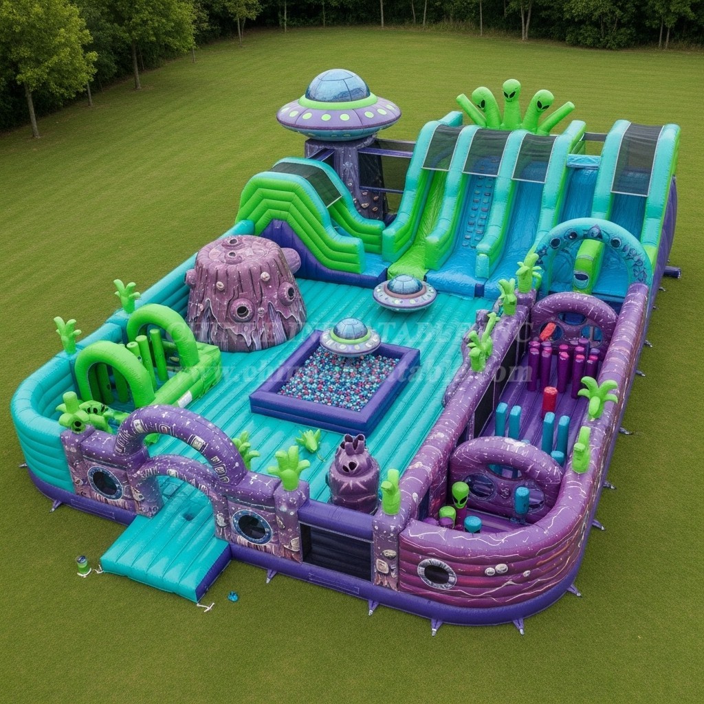 T6-6381 Alien Theme Inflatable Funcity