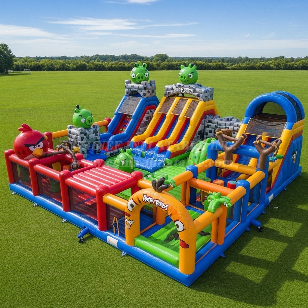 T6-6383 Angry Birds Theme Inflatable Funcity