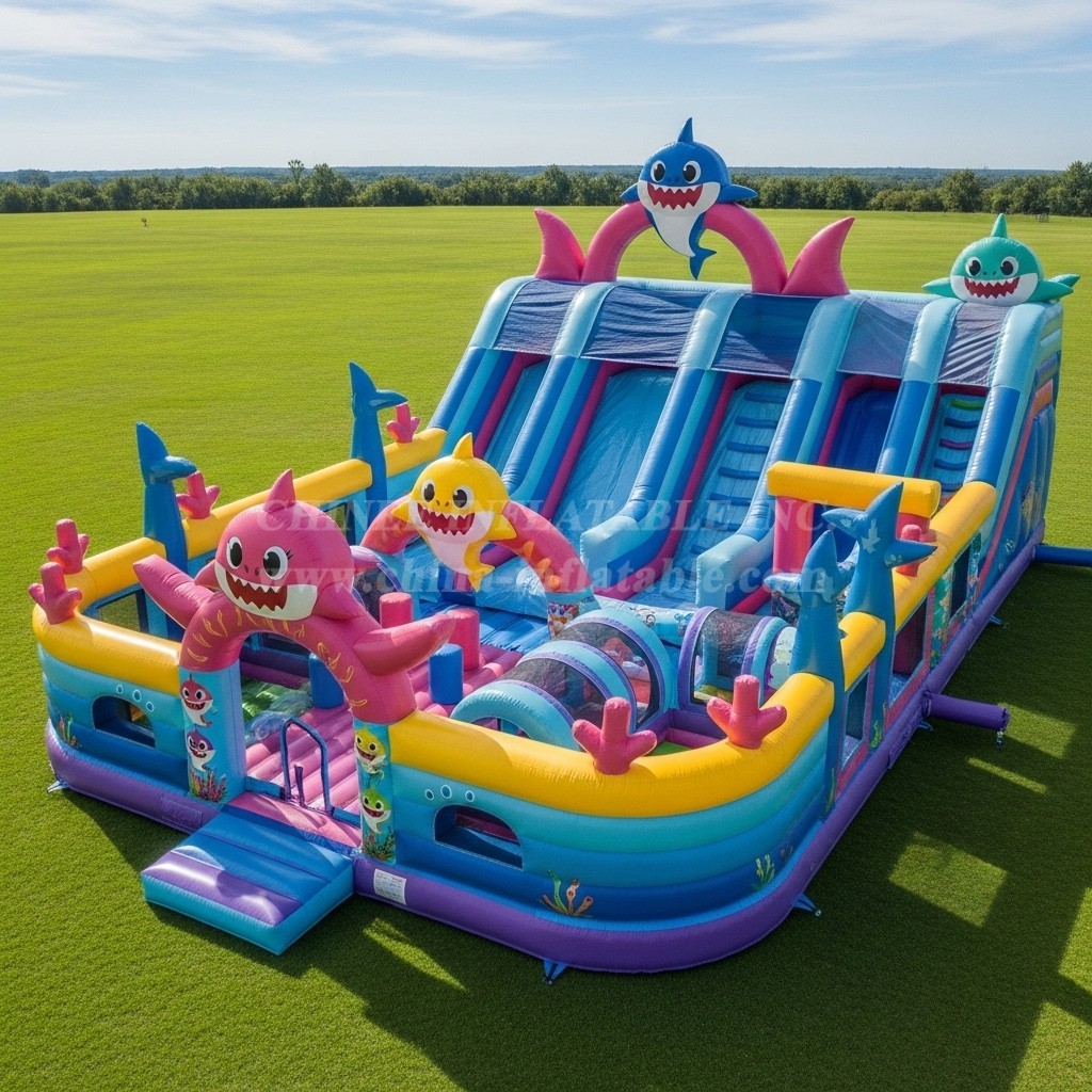T6-6388 Baby Shark Theme Inflatable Funcity