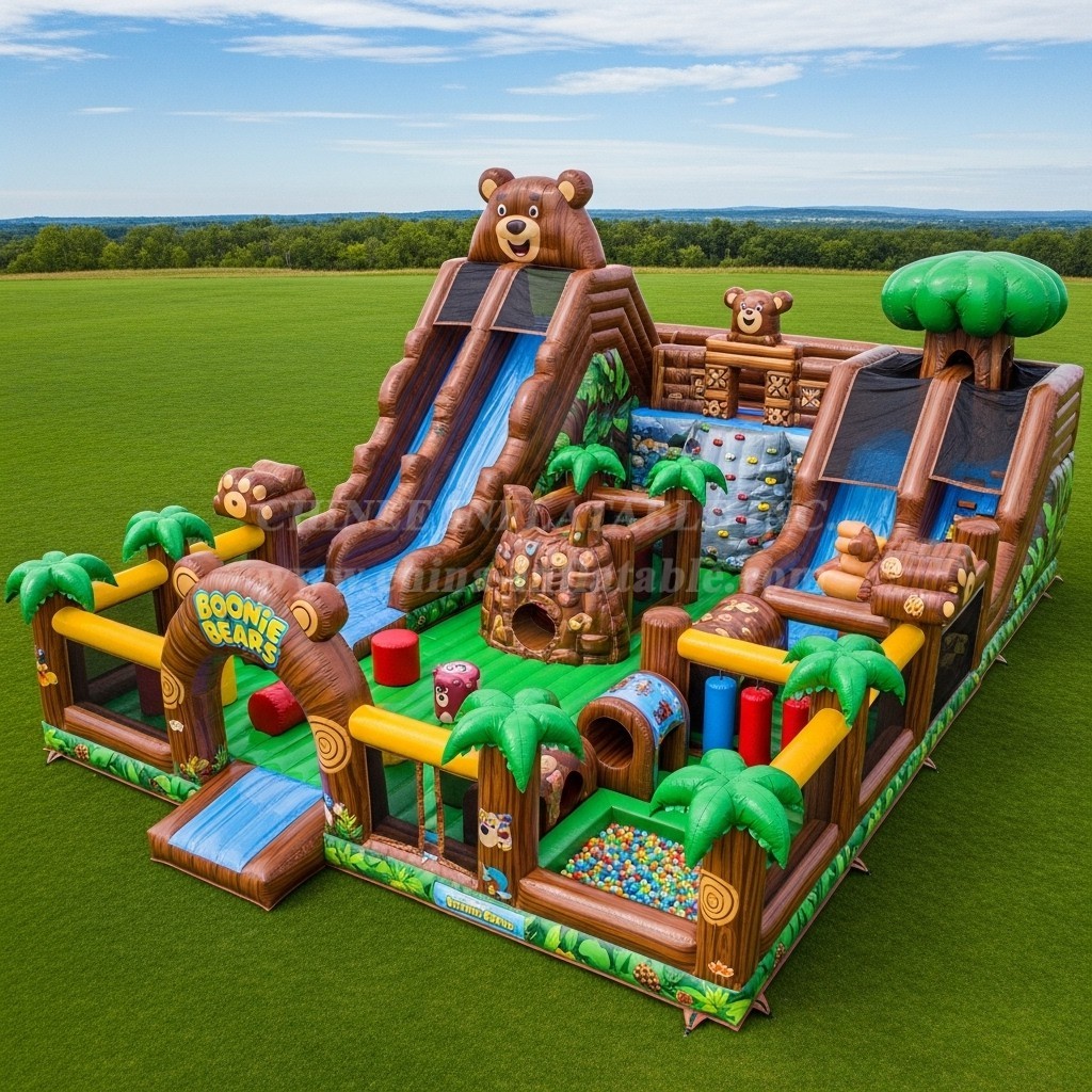 T6-6400 Boonie Bears Theme Inflatable Funcity