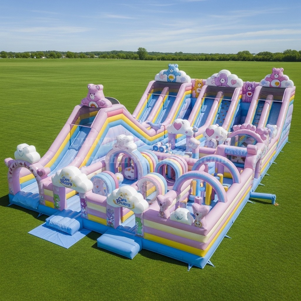 T6-6402 Care Bears Theme Inflatable Funcity