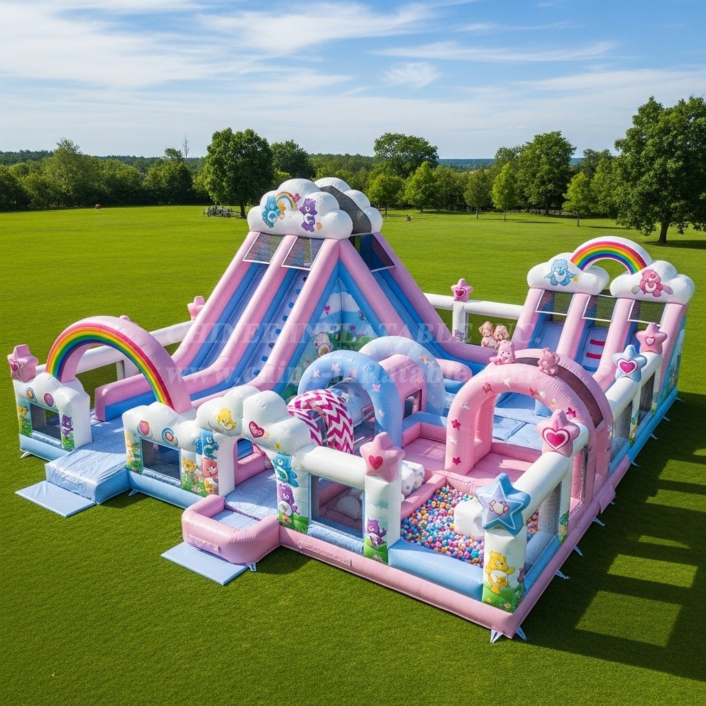 T6-6405 Care Bears Theme Inflatable Funcity