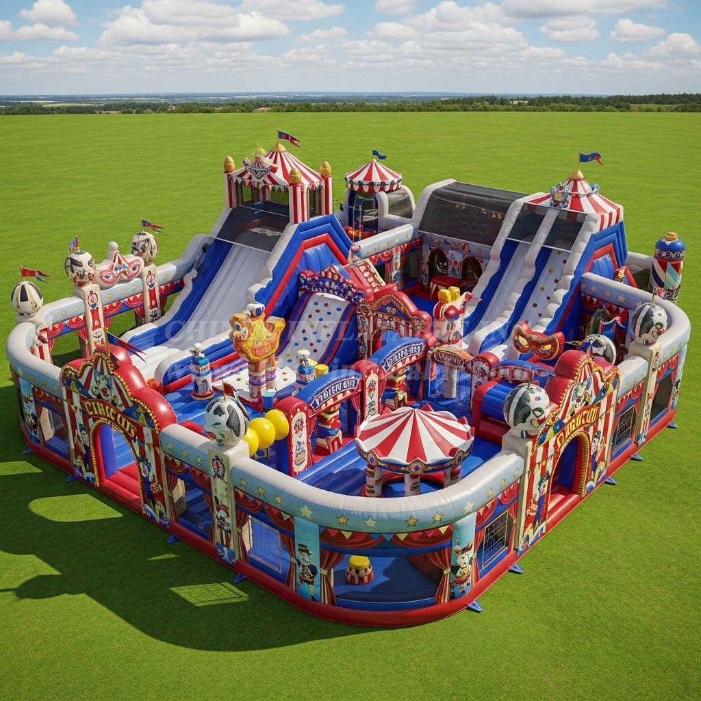 T6-6408 Circus Theme Inflatable Funcity