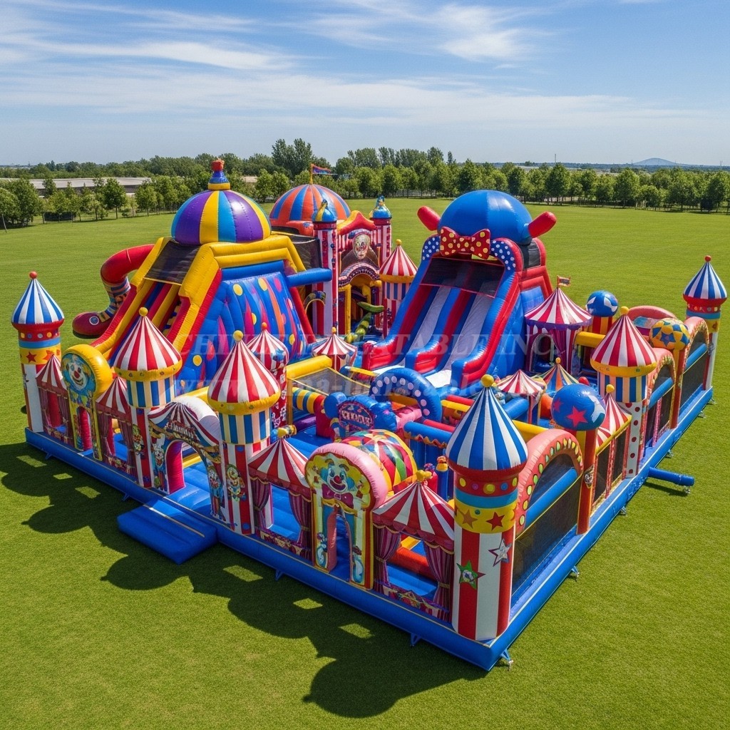 T6-6409 Clown Theme Inflatable Funcity