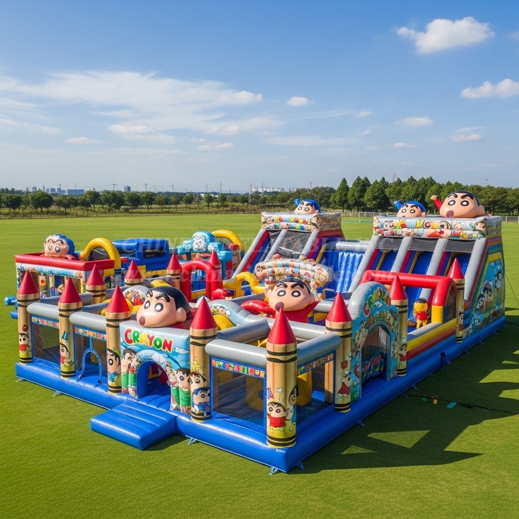 T6-6412 Crayon Shin-chan Theme Inflatable Funcity