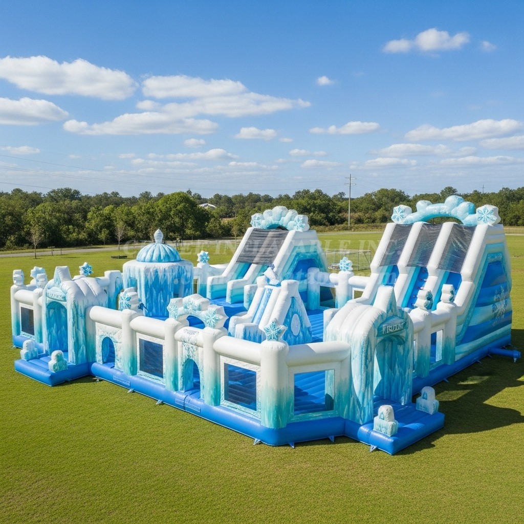 T6-6447 Frozen Theme Inflatable Funcity