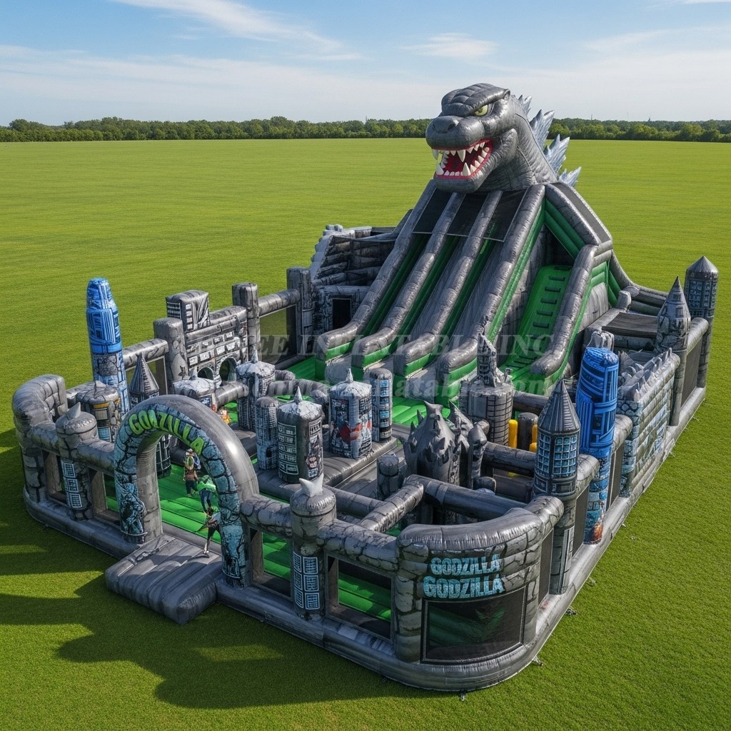 T6-6463 Godzilla Theme Inflatable Funcity