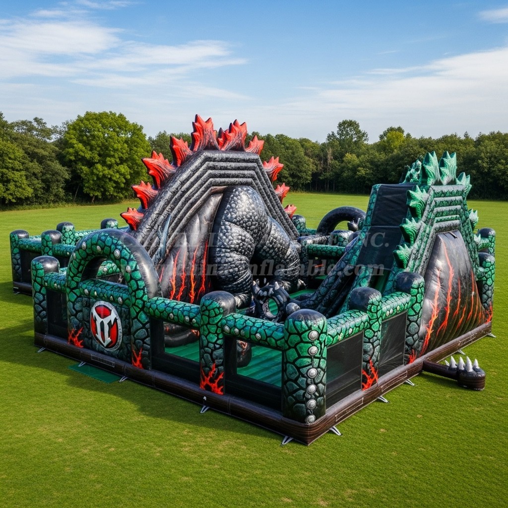 T6-6466 Godzilla Theme Inflatable Funcity