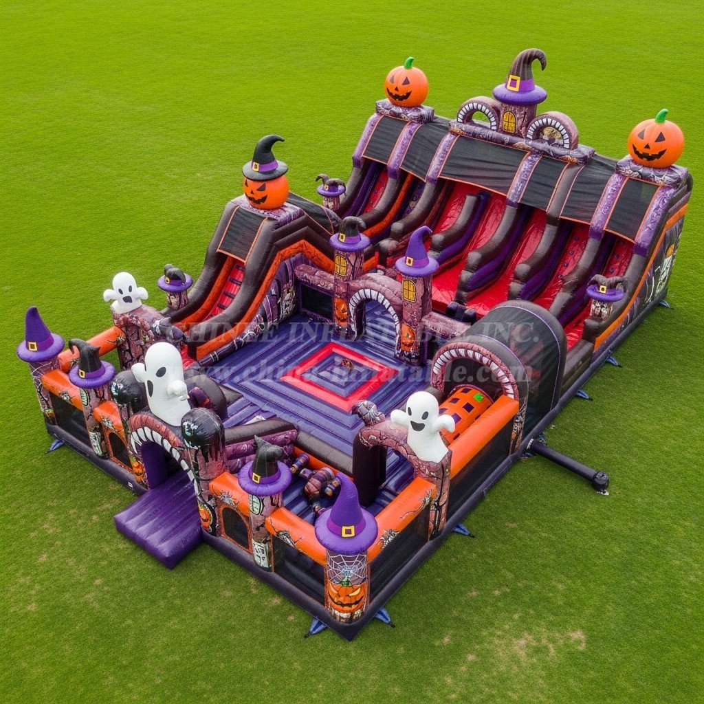T6-6474 Halloween Theme Inflatable Funcity