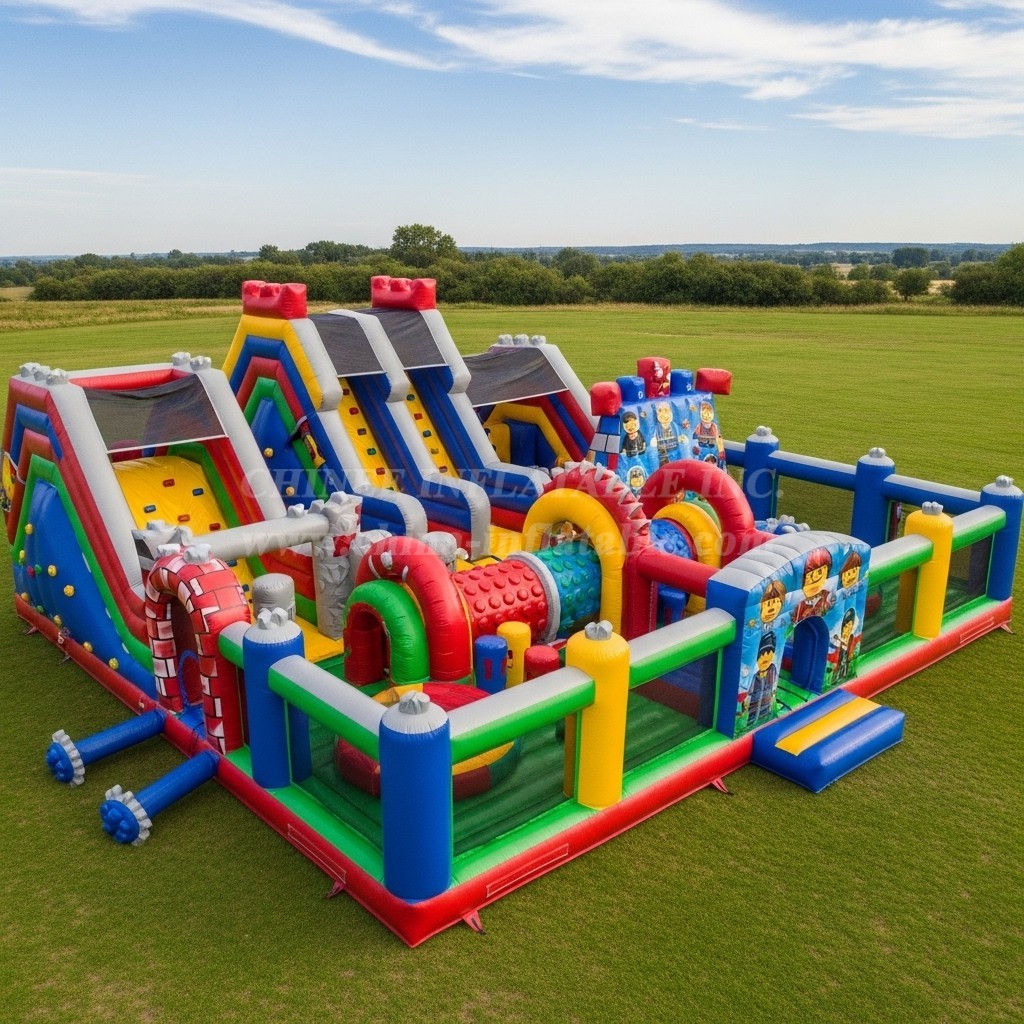 T6-6489 Lego Theme Inflatable Funcity