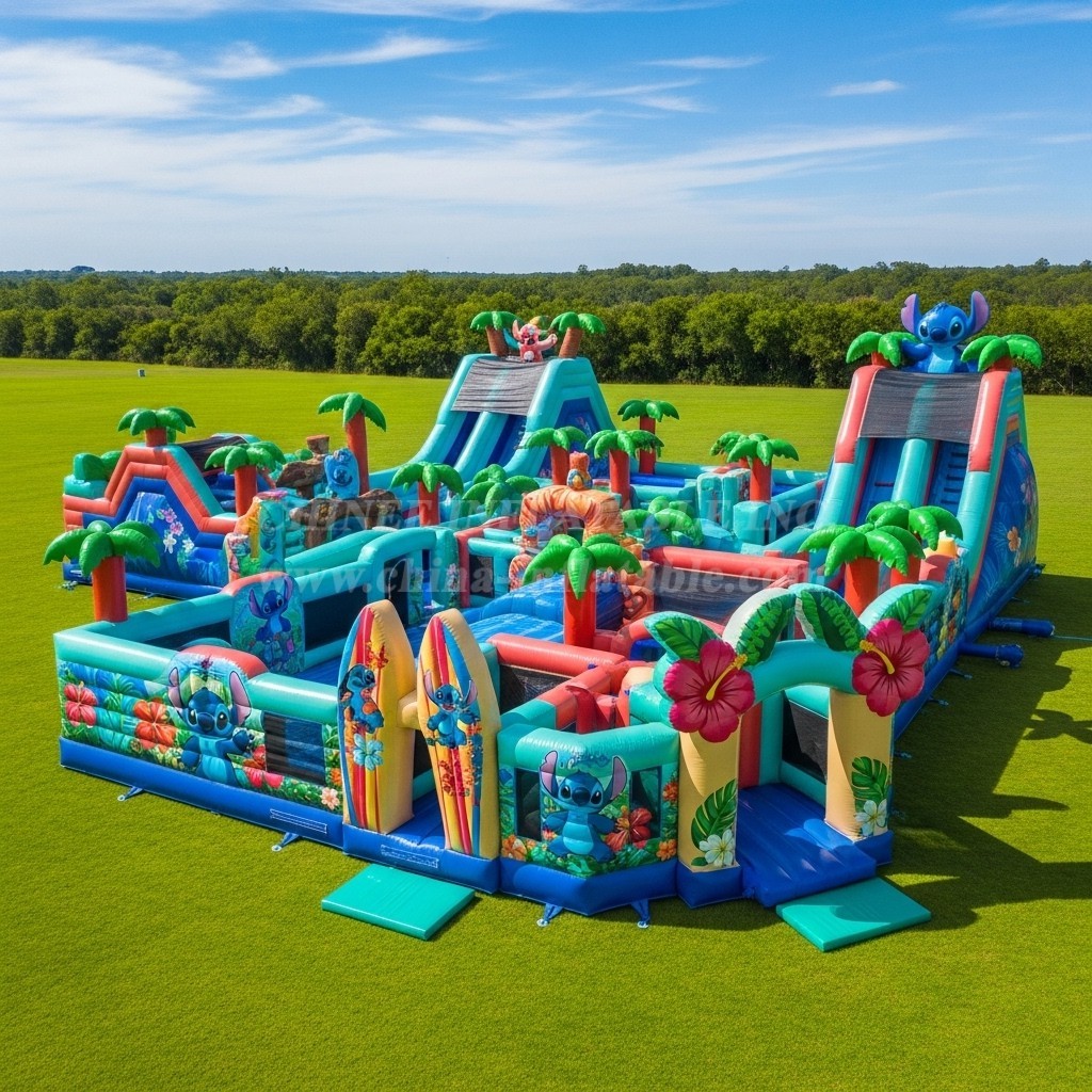 T6-6491 Lilo & Stitch Theme Inflatable Funcity