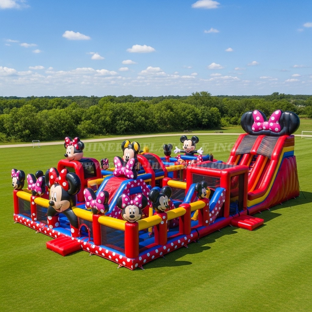 T6-6502 Mickey & Minnie Theme Inflatable Funcity