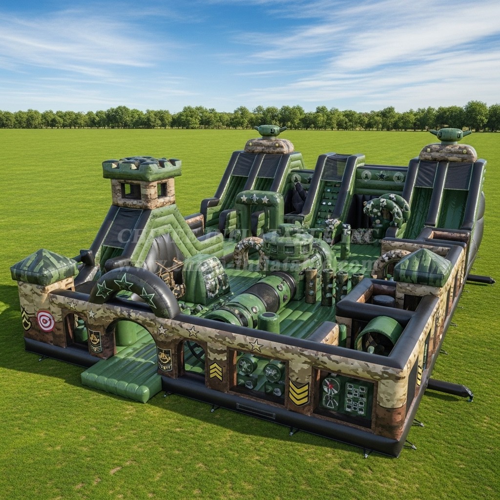 T6-6503 Military Style Theme Inflatable Funcity