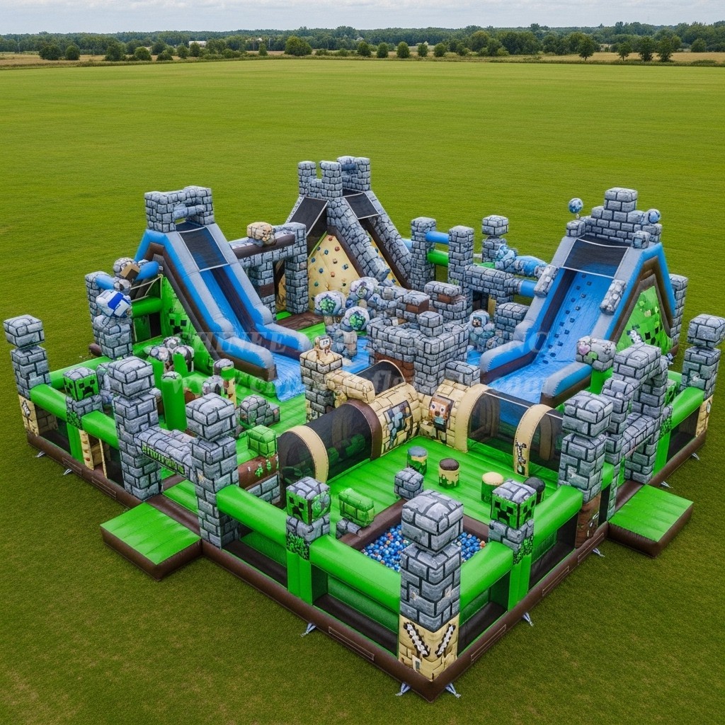 T6-6505 Minecraft Theme Inflatable Funcity