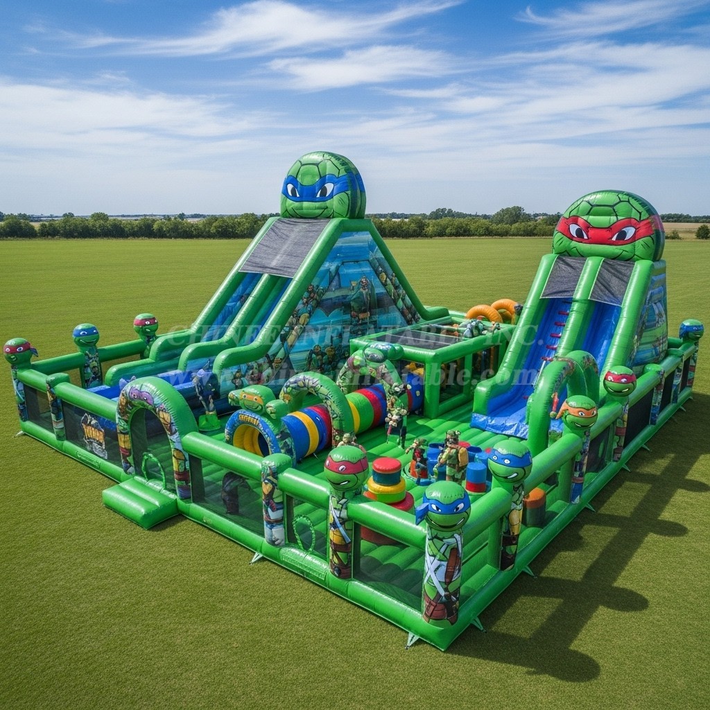 T6-6528 Ninja Turtles Theme Inflatable Funcity