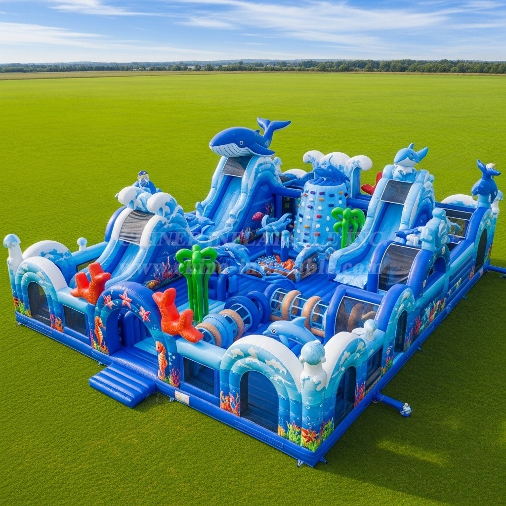 T6-6530 Ocean Theme Inflatable Funcity
