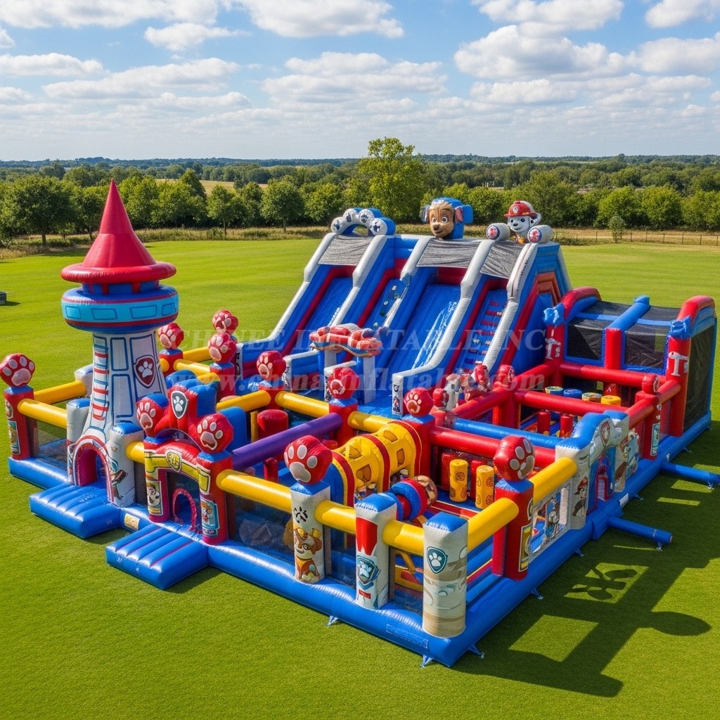T6-6535 Paw Patrol Theme Inflatable Funcity