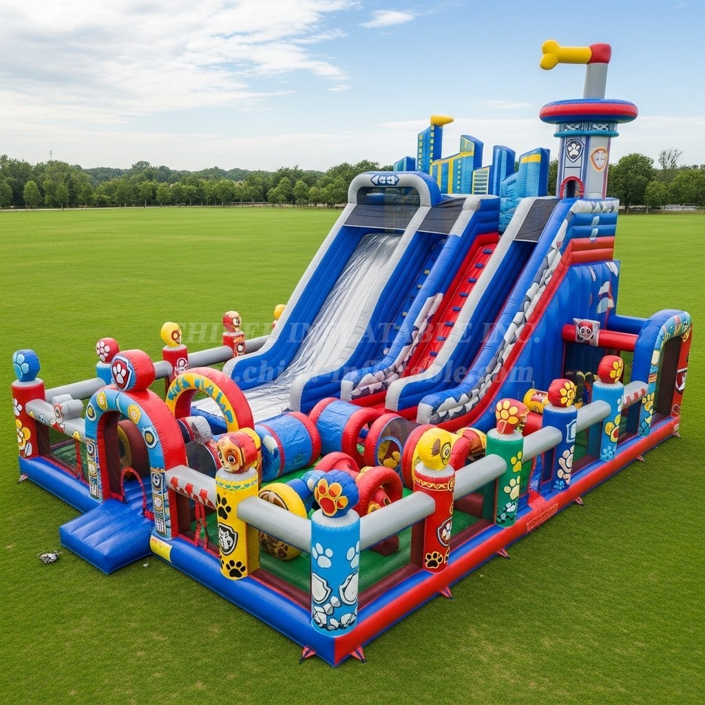 T6-6537 Paw Patrol Theme Inflatable Funcity