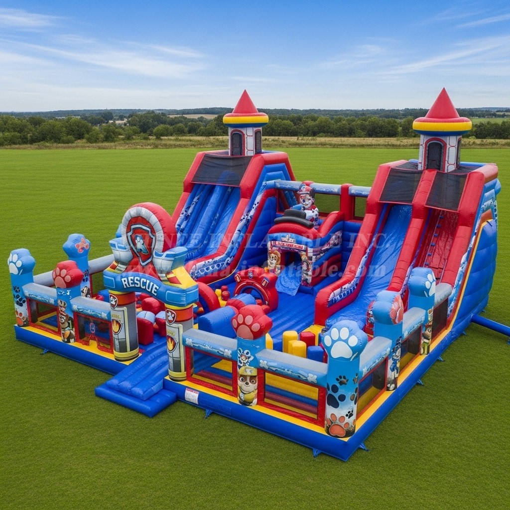 T6-6538 Paw Patrol Theme Inflatable Funcity