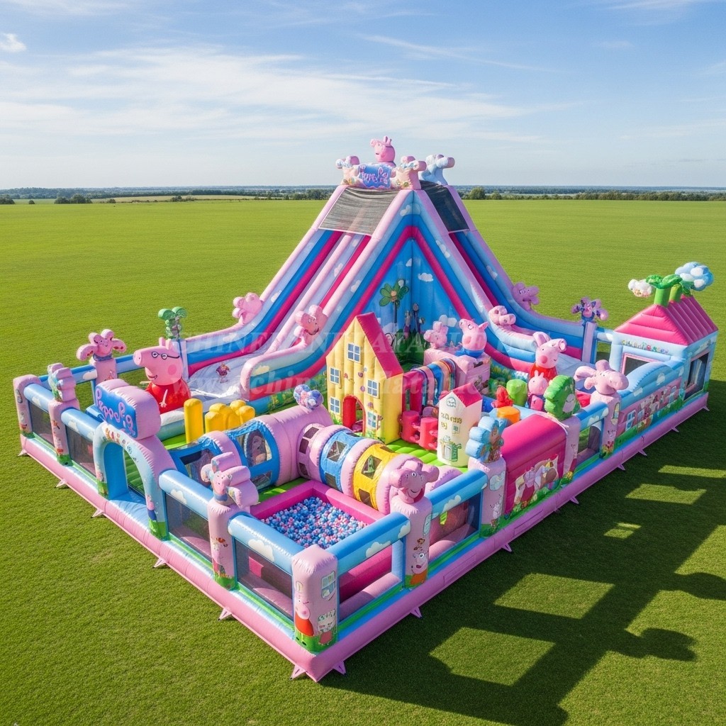 T6-6540 Peppa Pig Theme Inflatable Funcity