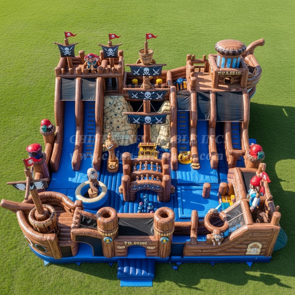 T6-6546 Pirates Theme Inflatable Funcity
