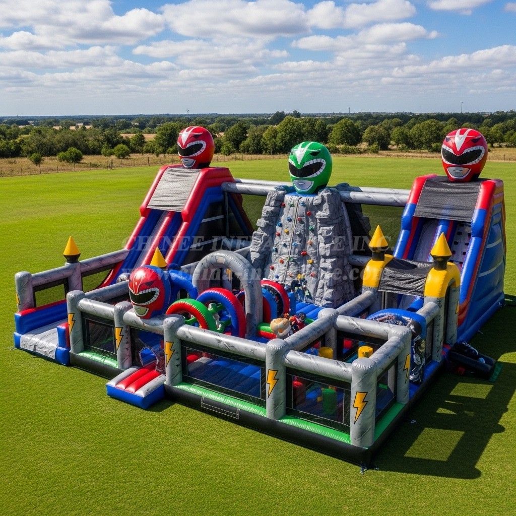 T6-6555 Power Rangers Theme Inflatable Funcity