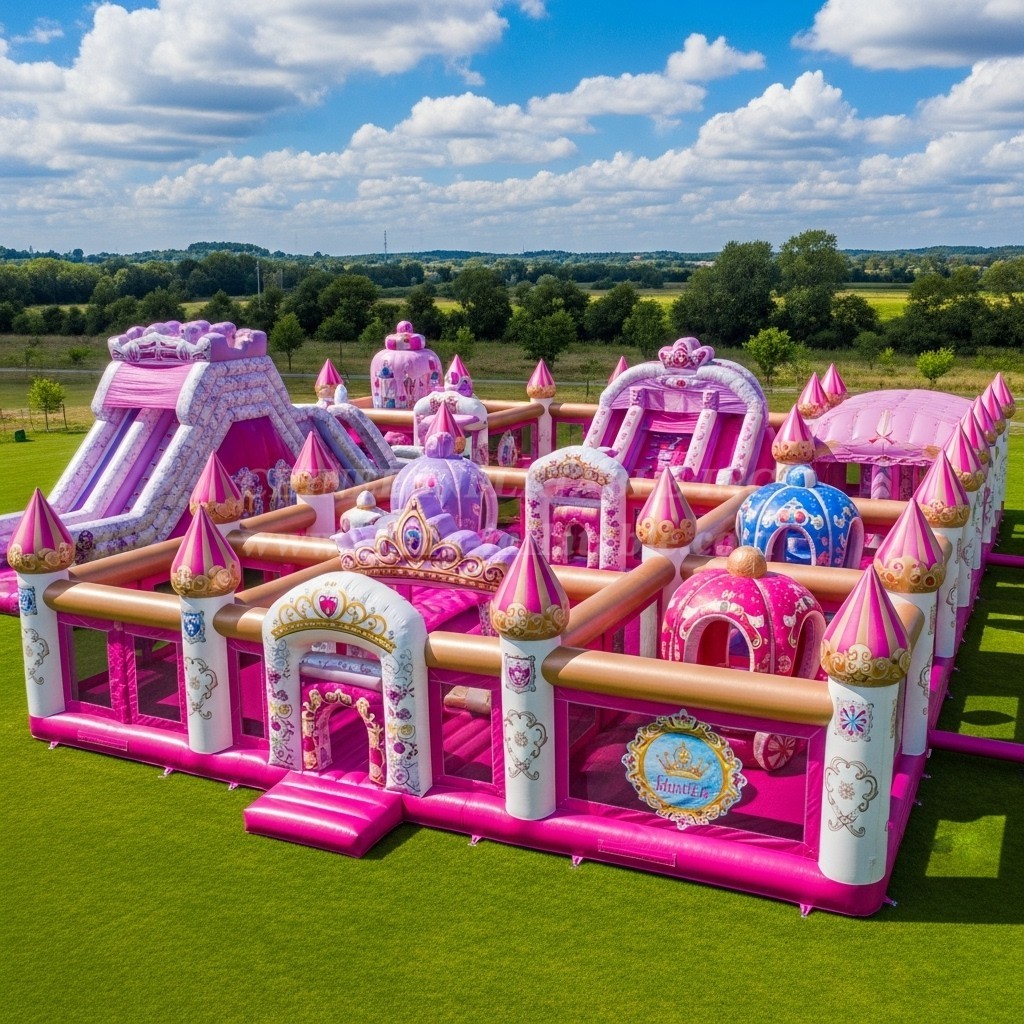 T6-6556 Princess Parties Theme Inflatable Funcity