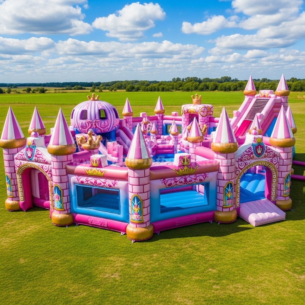 T6-6558 Princess Parties Theme Inflatable Funcity