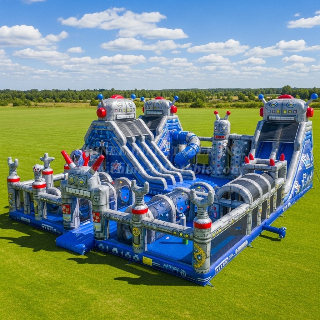 T6-6566 Robot Theme Inflatable Funcity