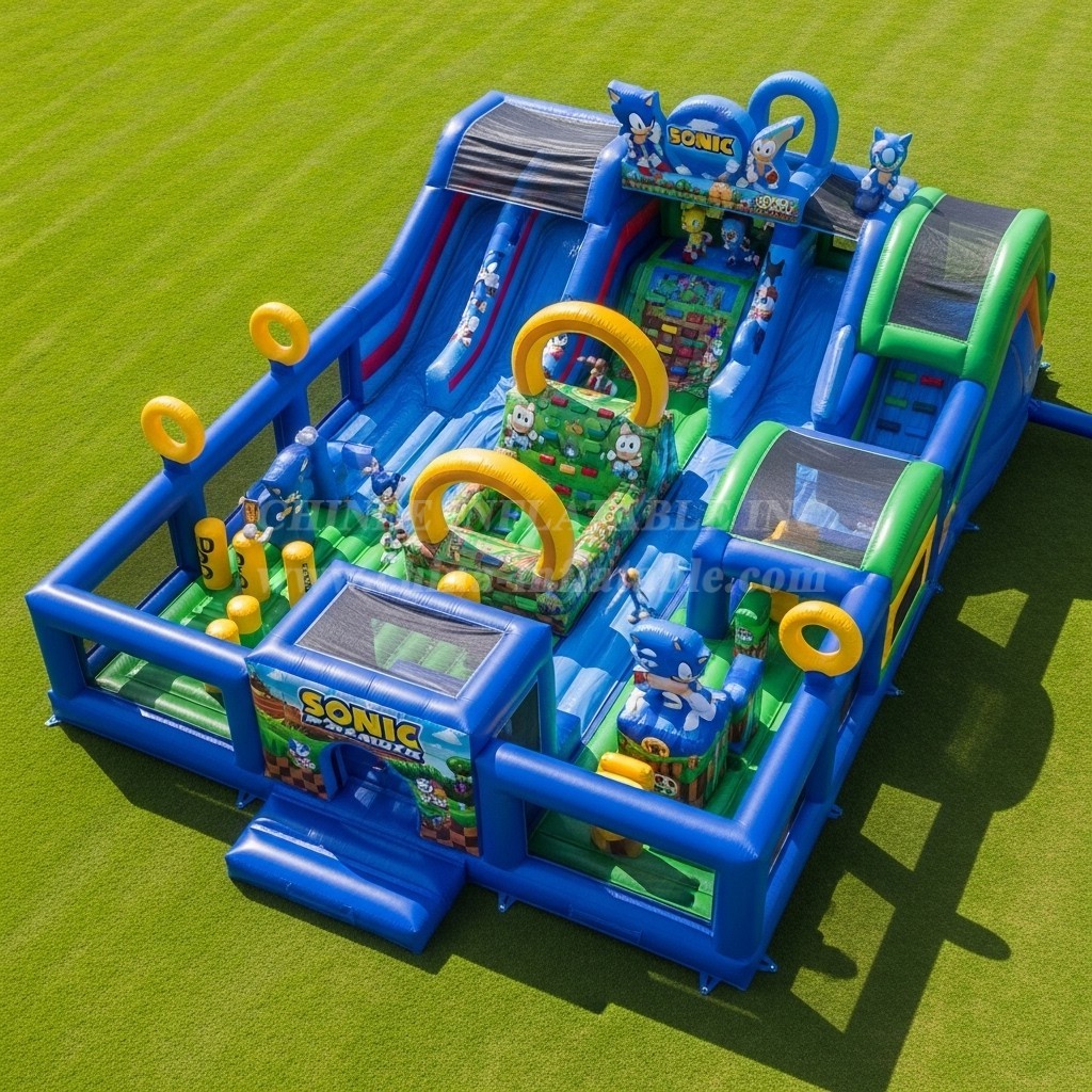T6-6587 Sonic Theme Inflatable Funcity