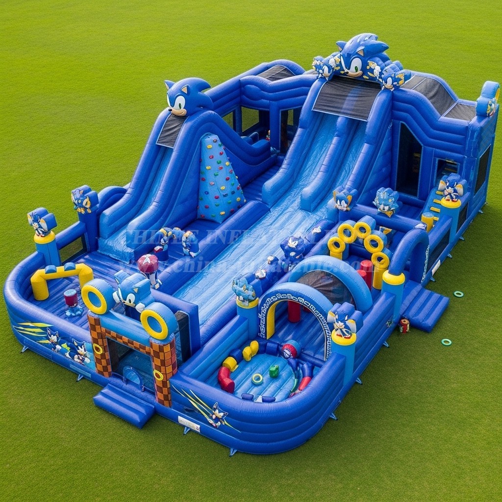 T6-6588 Sonic Theme Inflatable Funcity